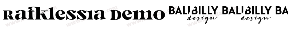 Raflessia demo字体转换